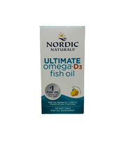 Nordic Naturals Ultimate Omega - D3 kalaõli, 1280 mg, sidrunimaitseline – 120 kapslit