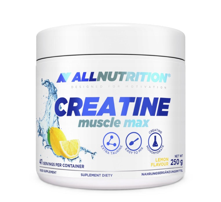 Allnutrition kreatiin Muscle Max, sidrunimaitsega – 250 g