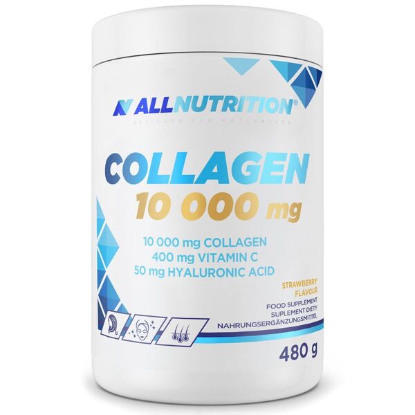 Allnutrition kollageen, maasikamaitseline - 480 g