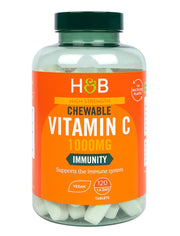 Holland & Barrett suure tugevusega C-vitamiini närimistabletid, 1000 mg – 120 tabletti