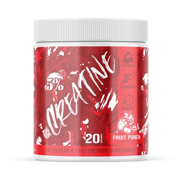 5% Nutrition toidulisandiga kreatiin – Code Red, puuviljapunš – 124 g