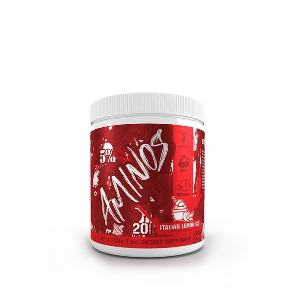 5% Nutrition aminohapped – Code Red, Italian Lemon Ice maitse – 224 g