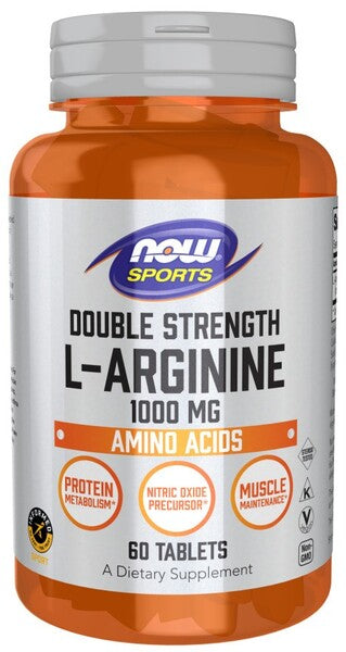 NOW Foods L-arginiin, 1000 mg – 60 tabletti