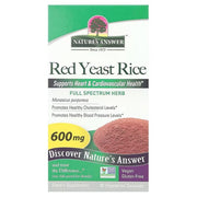 Nature's Answer Red Yeast Rice, 600 mg – 90 kapslit