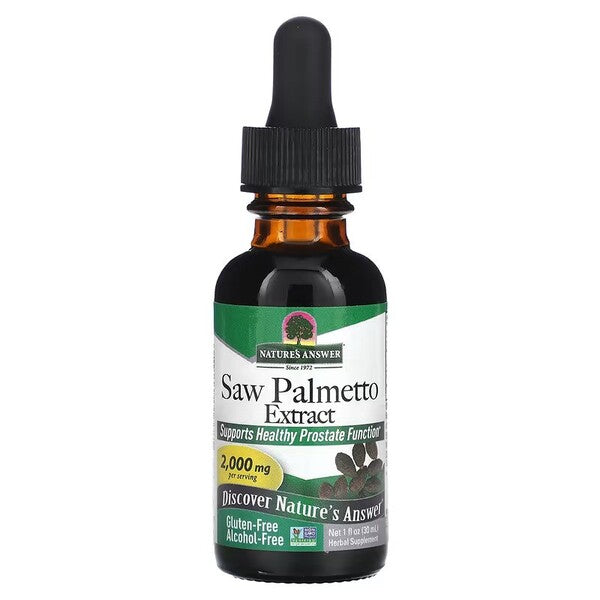 Nature's Answeri saagpalmi ekstrakt, 2000 mg - 30 ml.