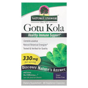 Nature's Answer Gotu Kola, 330 mg – 60 kapslit