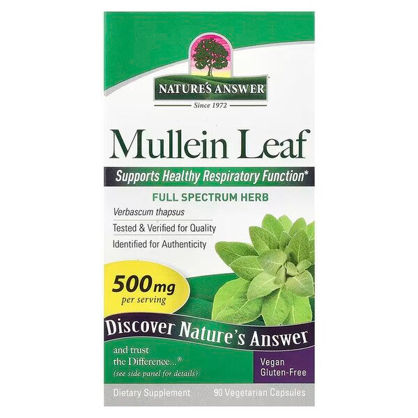 Nature's Answer hariliku maajagija lehtede ekstrakt, 500 mg – 90 kapslit