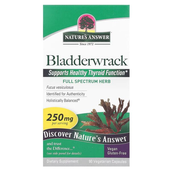 Nature's Answeri põisadru, 250 mg – 90 kapslit