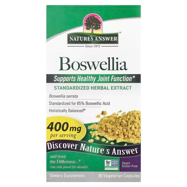 Nature's Answer Boswellia, 400 mg – 90 kapslit