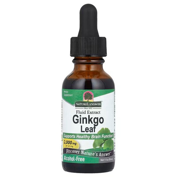Nature's Answer hõlmikpuu lehed, 2000 mg - 30 ml.