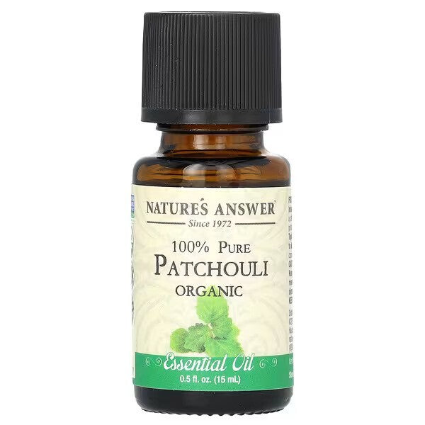 Nature's Answer 100% puhas patšuli eeterlik õli – 15 ml.