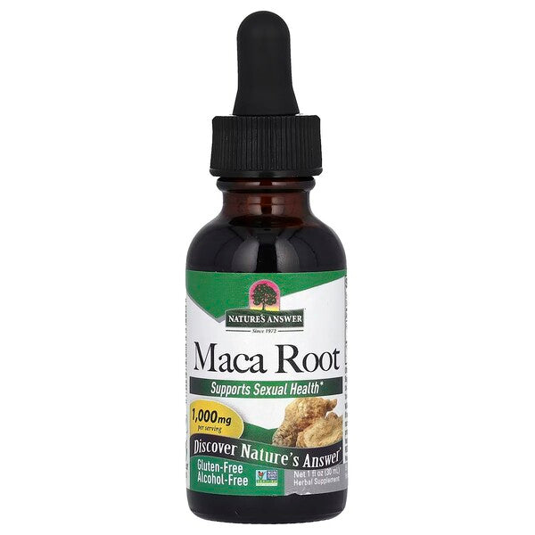 Nature's Answer maca juur, 1000 mg - 30 ml.