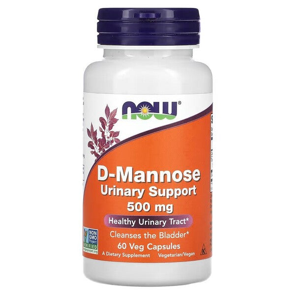 NOW Foods D-mannoos, 500 mg – 60 kapslit