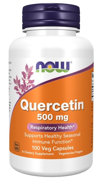 NOW Foods kvertsetiin, 500 mg - 100 kapslit