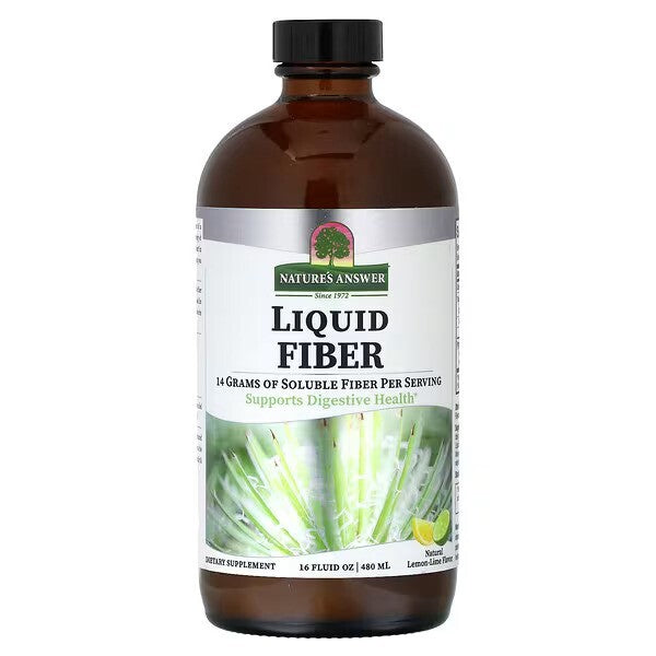 Nature's Answer vedelad kiudained, sidruni ja laimi maitsega – 480 ml.