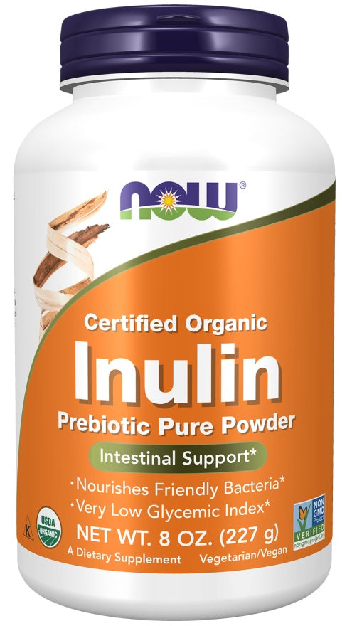 NOW Foods inuliini prebiootikumide puhas pulber - 227 g