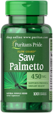 Puritan's Pride'i saagpalmi ekstrakt, 450 mg – 100 kapslit