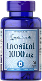 Puritan's Pride inositool, 1000 mg – 90 kapslit