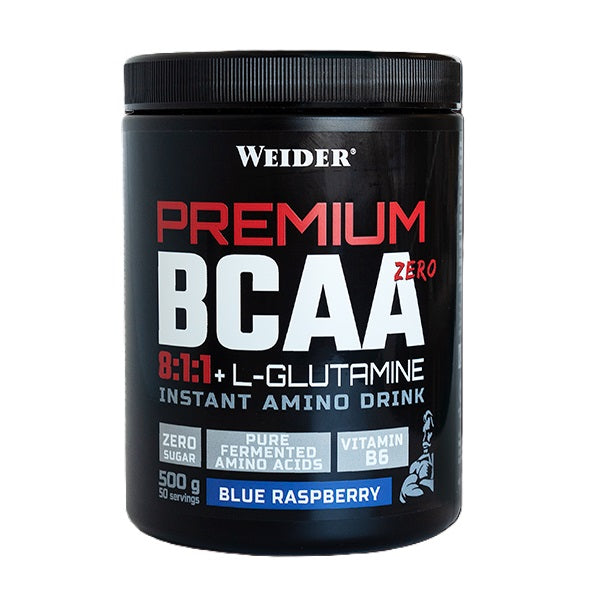 Weider Premium BCAA Zero, sinine vaarikas – 500 g