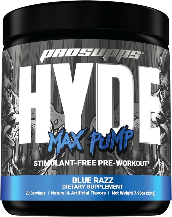 ProSupps Hyde Max Pump, Blue Razz – 224 g