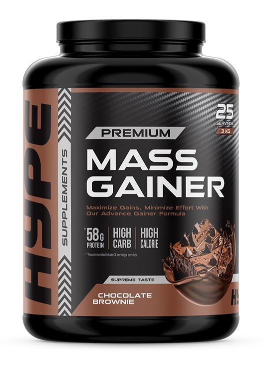 Hype Mass Gainer, šokolaadibrownie – 3000 g