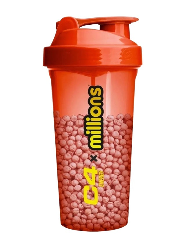 Cellucor C4 Energy x Millions maasika-piimakokteil, punane – 800 ml.