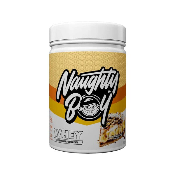 Naughty Boy Advanced Whey, banaani-toffee pirukas – 900 g
