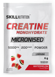 Skill Nutrition mikroniseeritud kreatiinmonohüdraat, arbuusimaitseline – 6 g (1 portsjon)