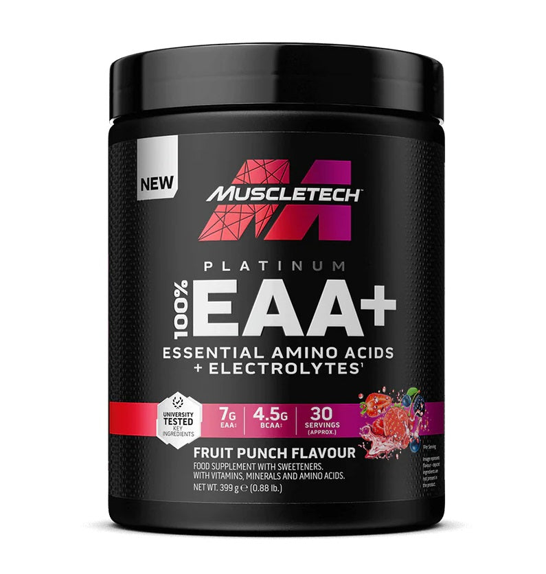 MuscleTech Platinum 100% EAA+, puuviljapss – 399 g