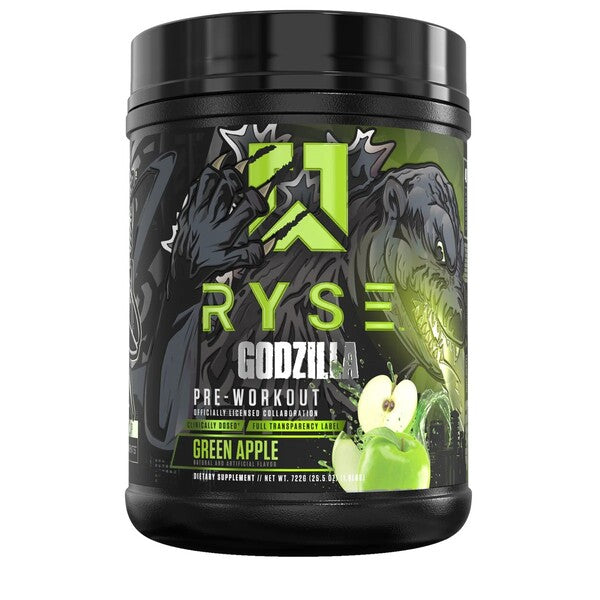 RYSE Godzilla eelne treening, rohelise õuna maitse - 722 g