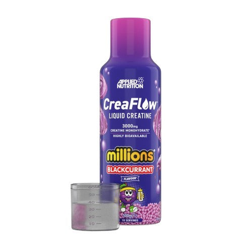 Applied Nutrition CreaFlow vedel kreatiin, mustsõstar – 500 ml.