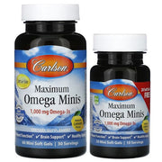 Carlson Labs Maximum Omega Minis - 60 + 20 geeli