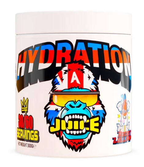 Gorillalpha Hydration Juice, raketikese maitsega lutsukomm – 300 g