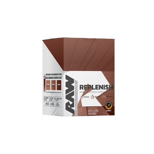 Raw Nutrition Replenish, šokolaadimaitseline – 20 pakki