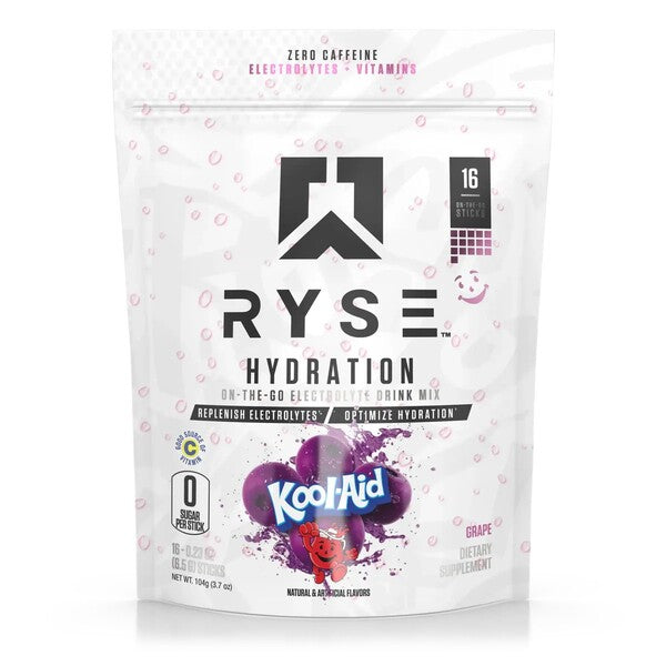 RYSE hüdreerivad pulgad, Kool - Aid viinamarjamaitseline – 16 x 6,5 g