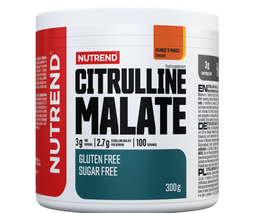 Nutrend Tsitrulliinmalaat, apelsin ja mango - 300 g