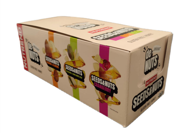 Nutrend Denuts pistaatsia- ja päevalilleseemnetega batoon – 42 x 35 g