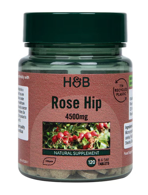 Holland & Barrett kibuvitsaekstrakt, 4500 mg – 120 tabletti
