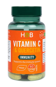 Holland & Barrett C-vitamiin ja kvertsetiin – 60 tabletti