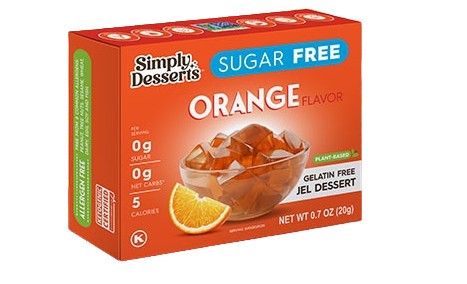 Simply Delish želeedessert, apelsinimaitsega – 20 g
