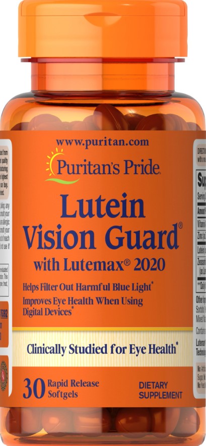 Puritan's Pride Lutein Vision Guard – 30 kapslit