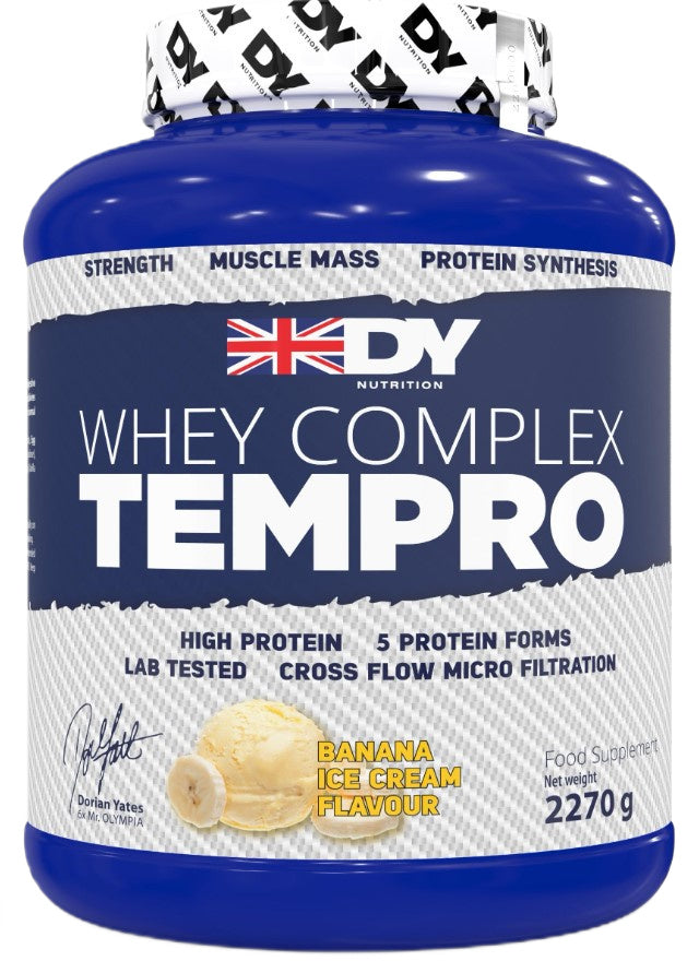 Dorian Yates vadakuvalgu kompleks Tempro, banaanijäätis - 2270 g