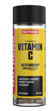 Nutrend C-vitamiin koos kibuvitsamarjadega - 60 kapslit
