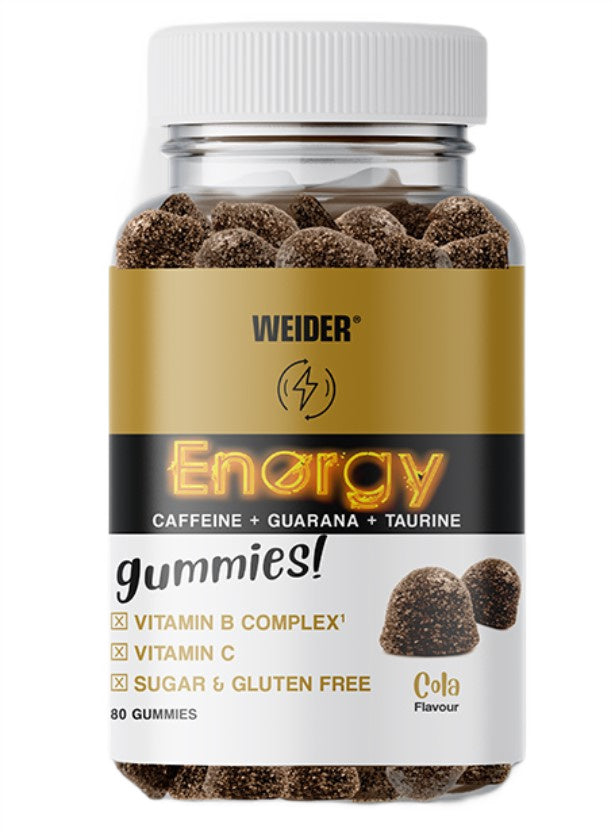 Weider Energy Gummies, Cola - 80 kummitükki