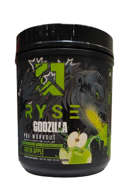 RYSE Godzilla Pre-Workout, roheline õun - 852 g