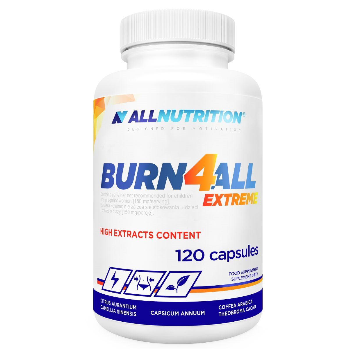 Allnutrition Burn4ALL Extreme – 120 kapslit