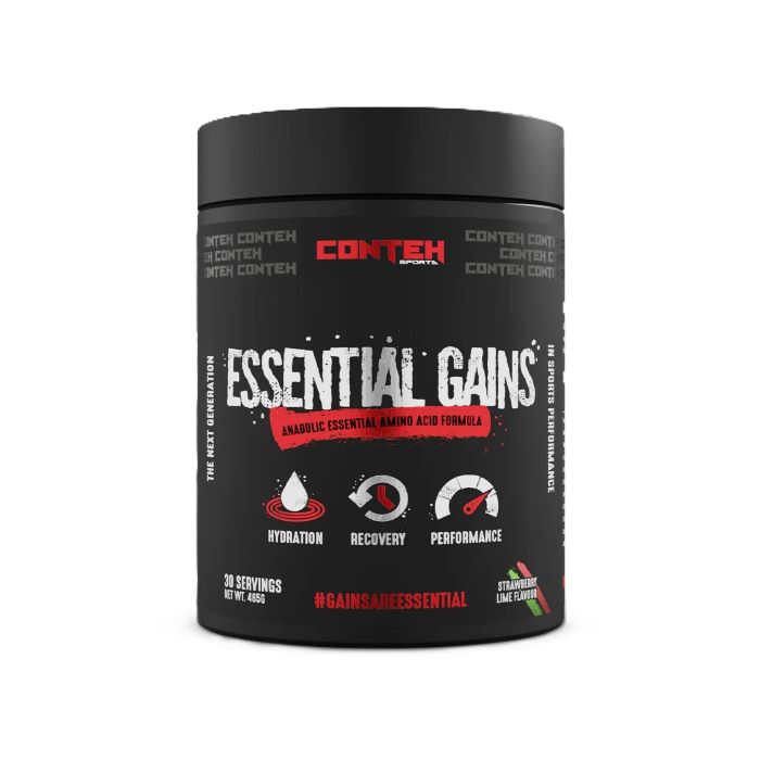 Conteh Sports Essential Gains, maasika ja laimi maitse – 465 g