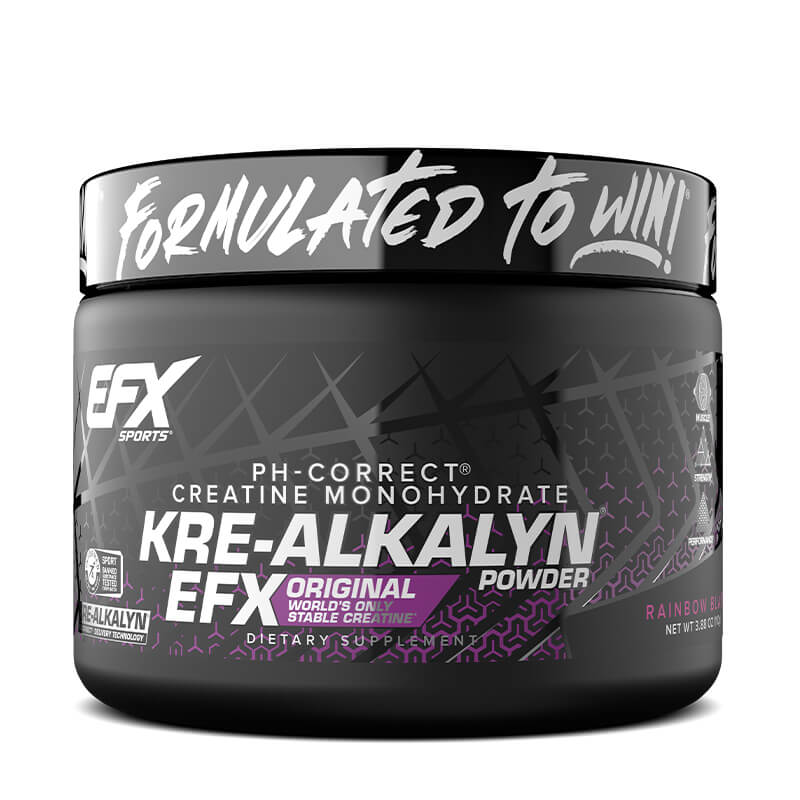 EFX Sports Kre-Alkalyn pulber, Rainbow Blast - 110 g