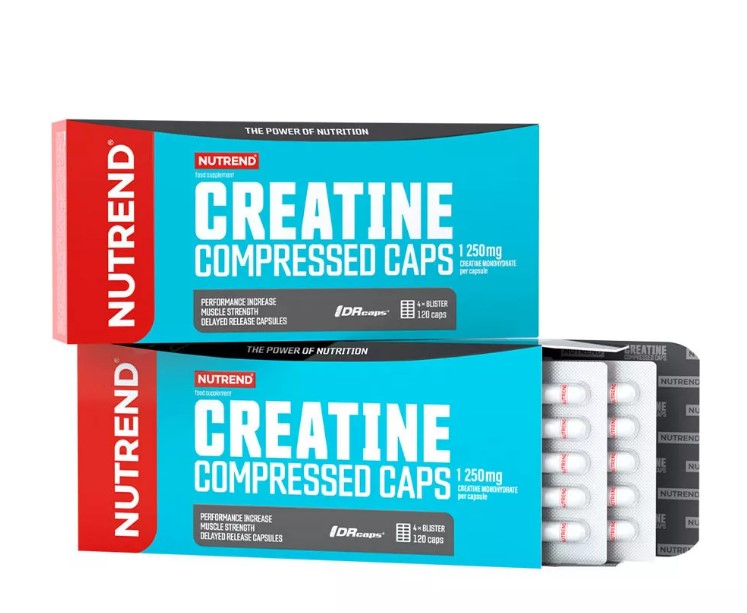Nutrend kreatiinikompressioonkapslid – 120 kapslit