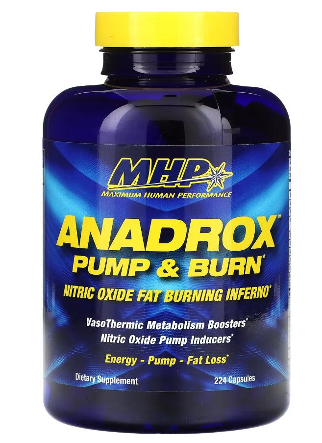 MHP Anadrox Pump & Burn – 112 kapslit